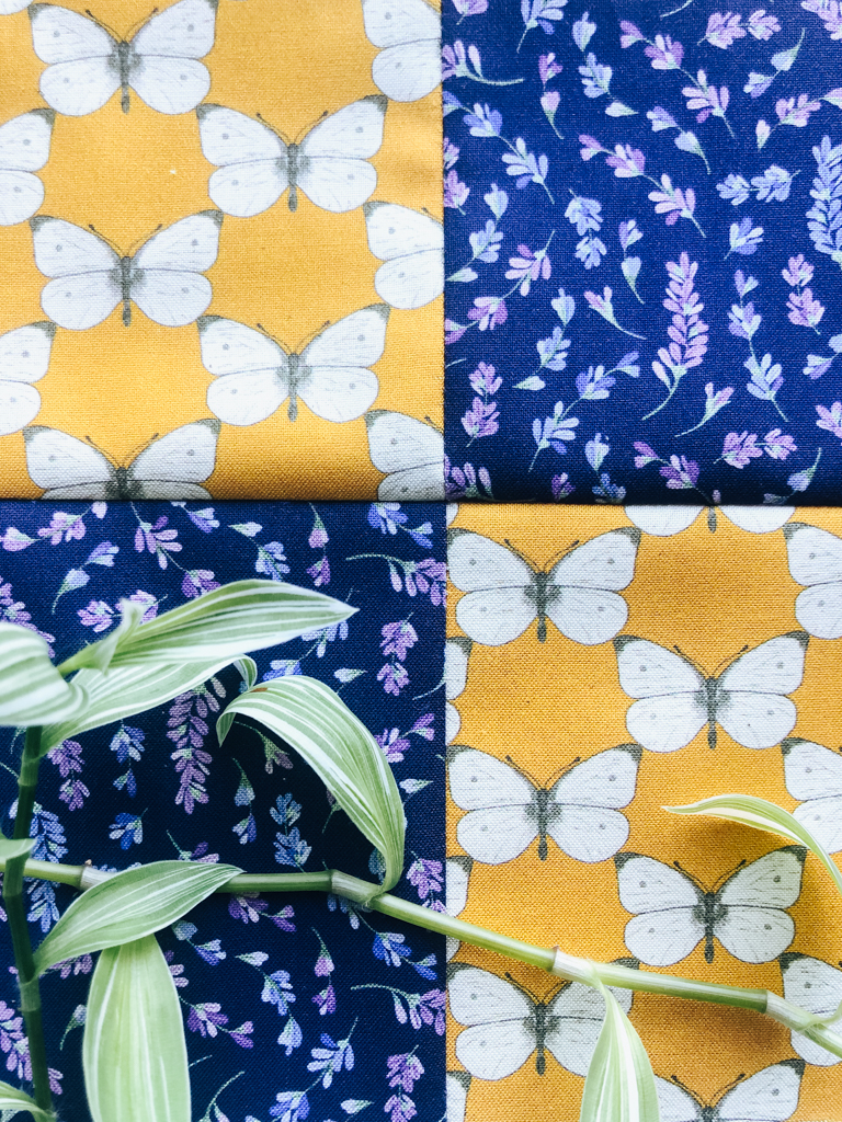 Butterfly, Lavender Fabric