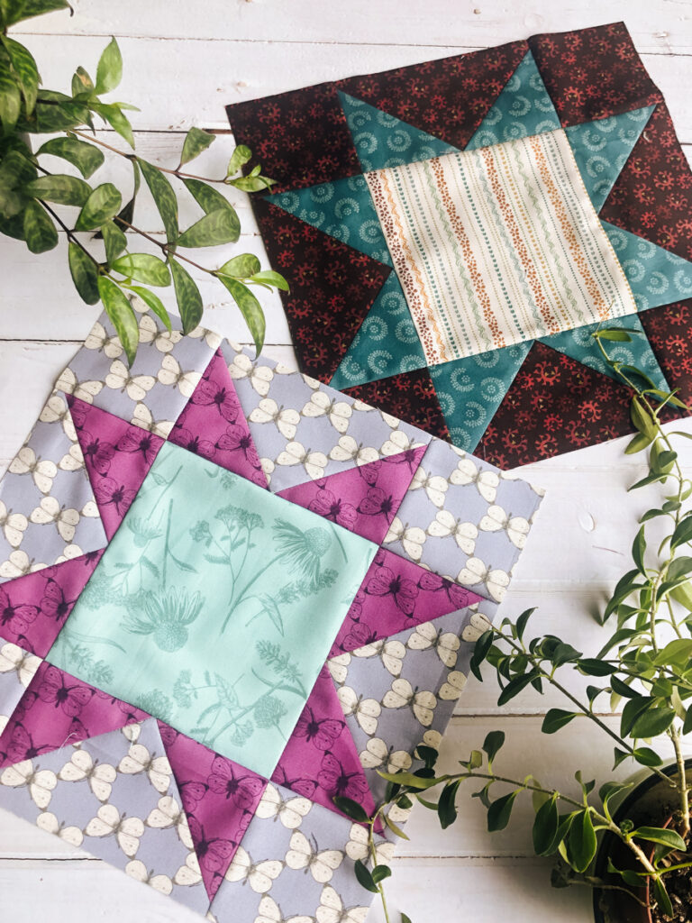 sawtooth star quilt block