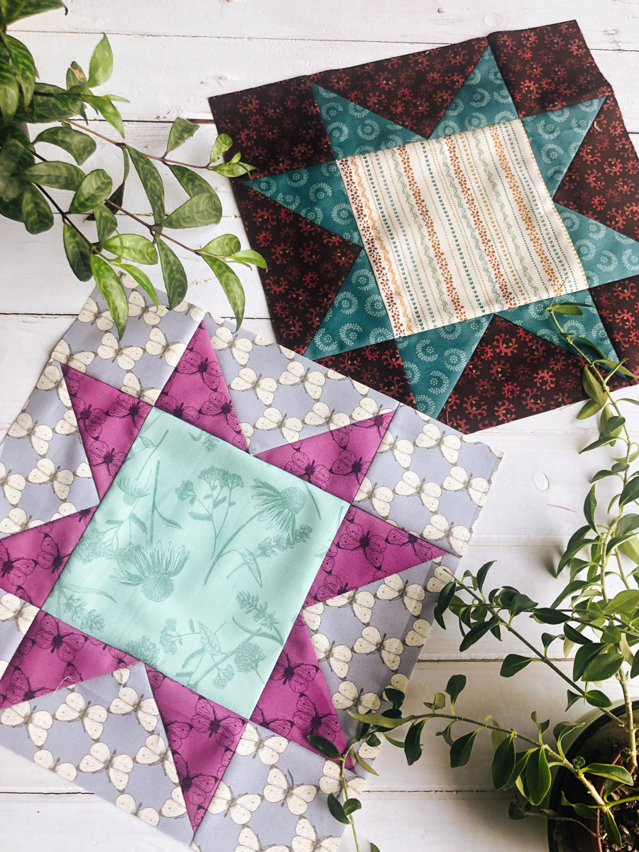sawtooth star quilt block
