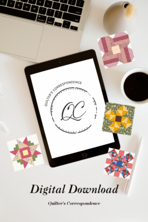 digital download quilter's correspondence