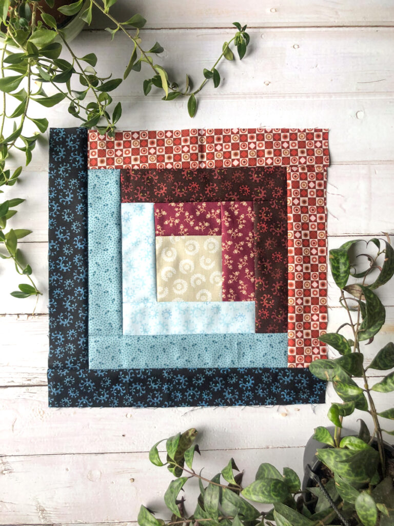 log cabin quilt block