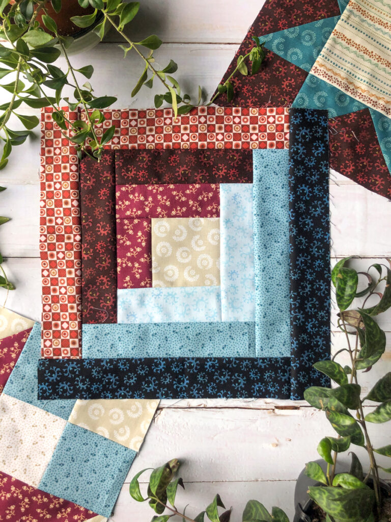 log cabin quilt block