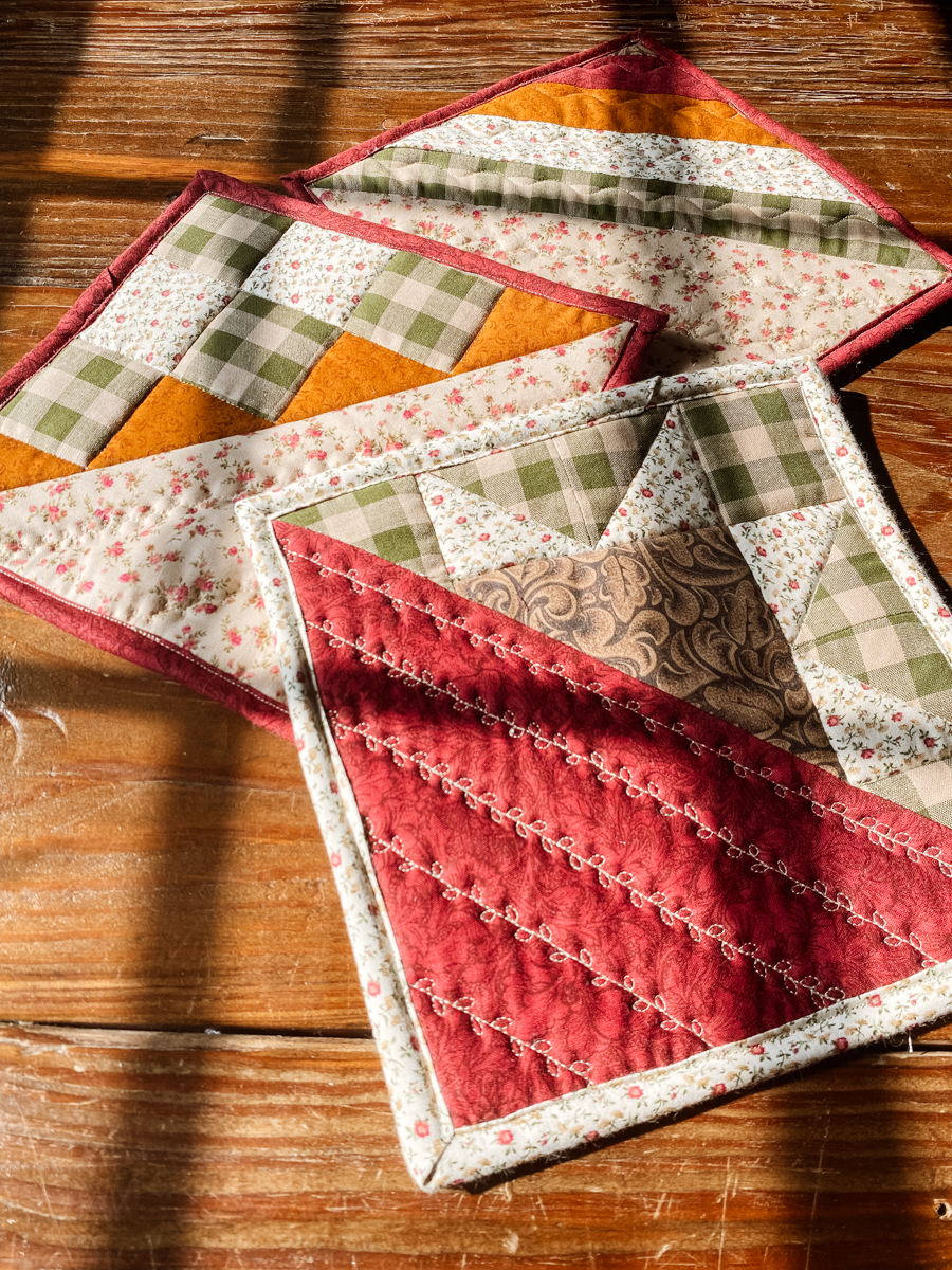 Bloom & Bake Hot Pads PDF Quilt Pattern - Image 12