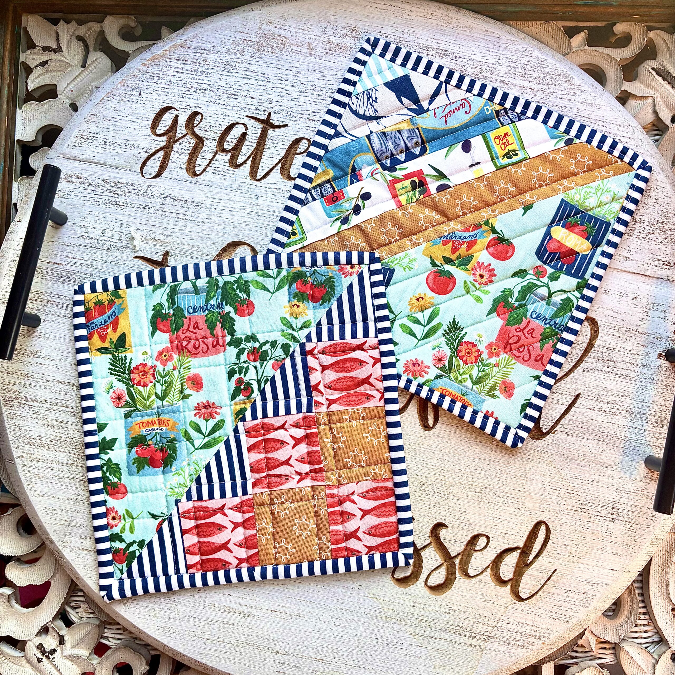Bloom & Bake Hot Pads PDF Quilt Pattern - Image 3