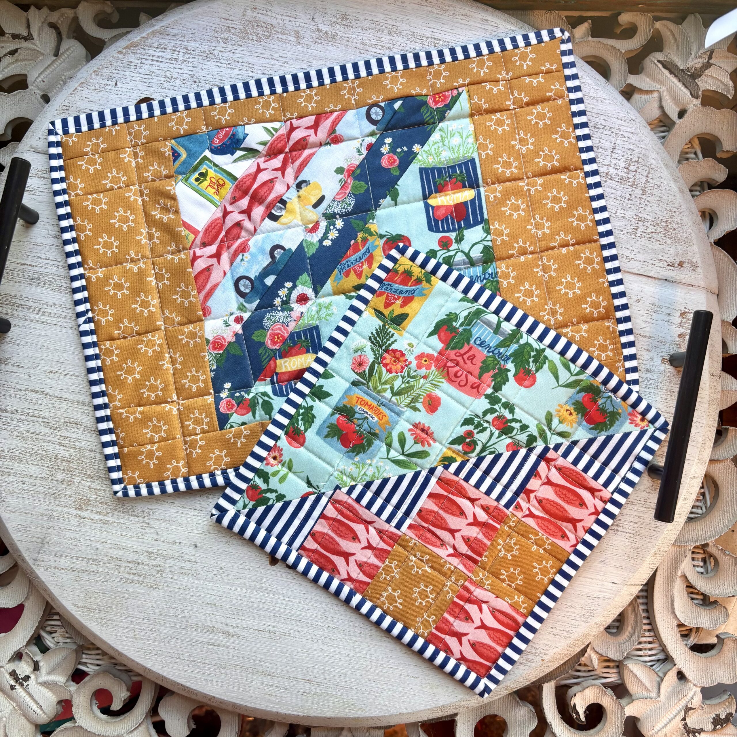 Bloom & Bake Hot Pads PDF Quilt Pattern - Image 4