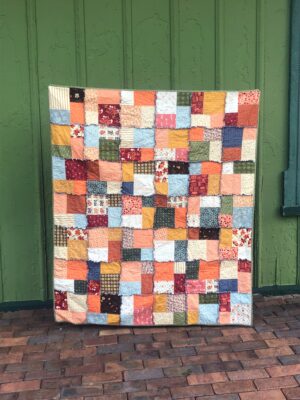 frayed and found rag quilt