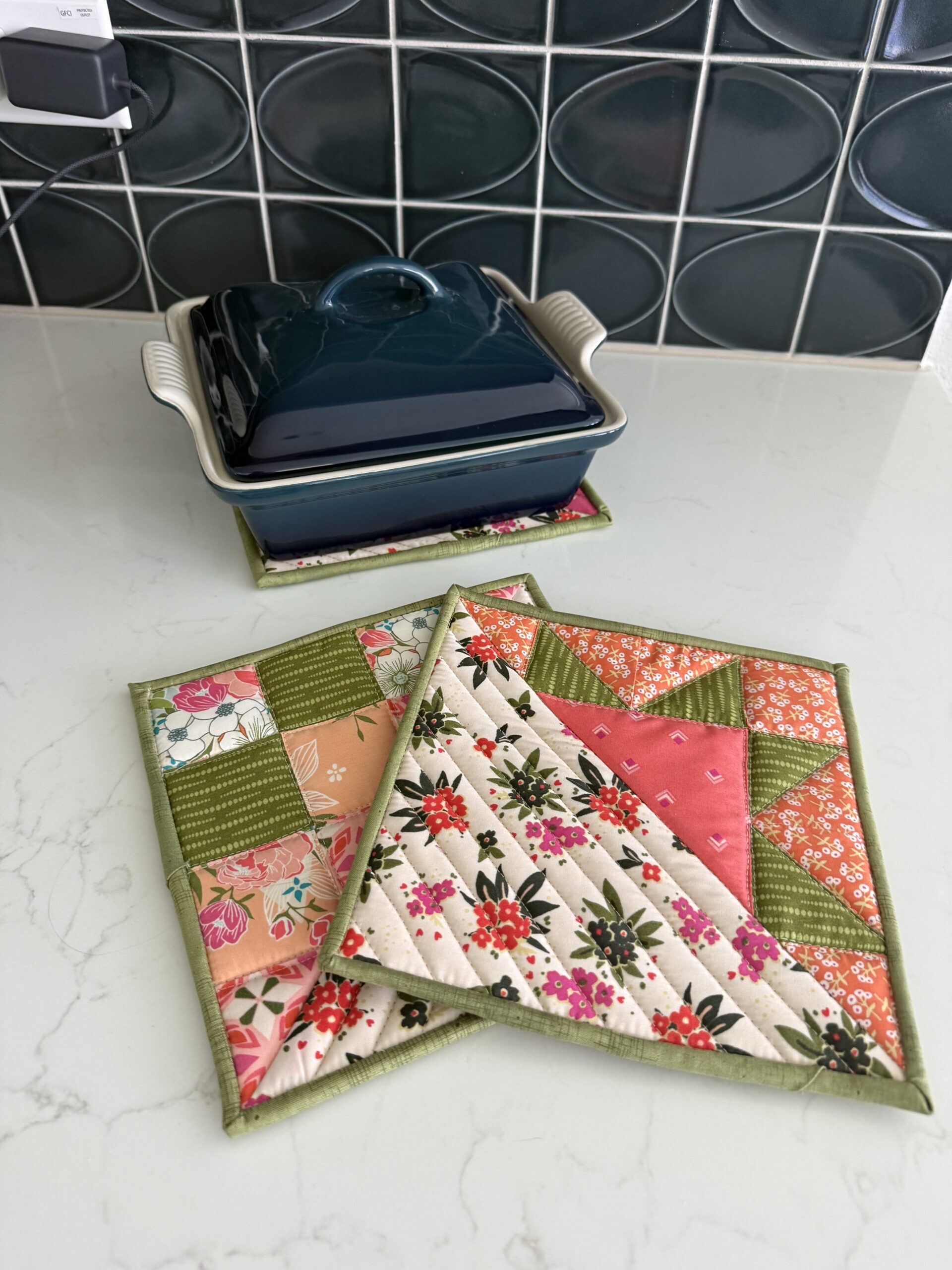 Bloom & Bake Hot Pads PDF Quilt Pattern - Image 9