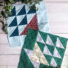 basket full of triangles quilt block
